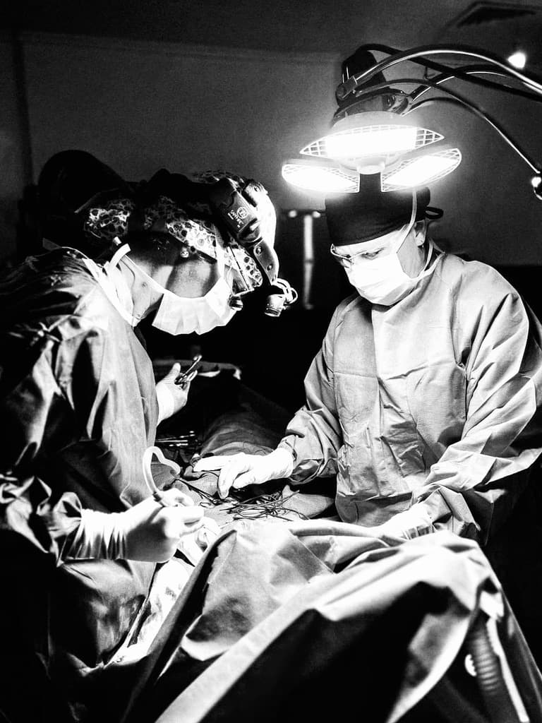 Surgery during Kenya Relief mission